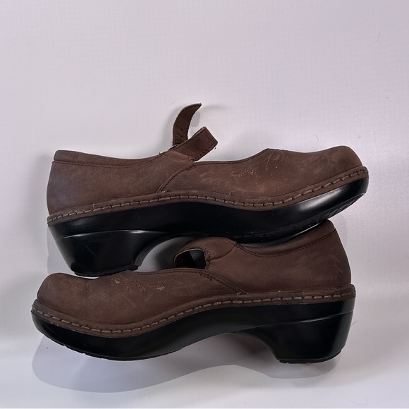 Ariat Womens Caroline Comfort Mary Jane Leather Wedge Brown 7.5 - Picture 2 of 9